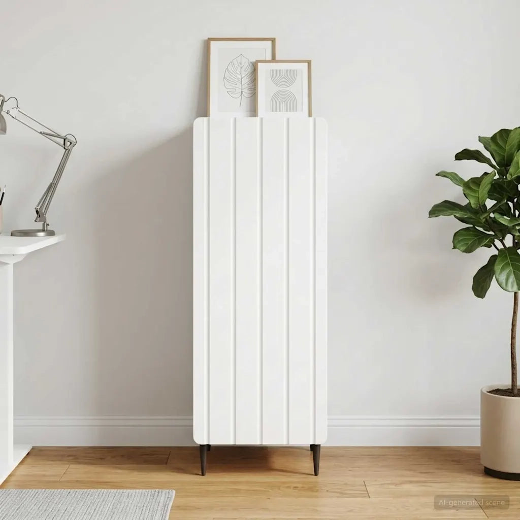 Credenza Bianco 34,5 x 33 x 92 cm Legno ingegnerizzato 894365