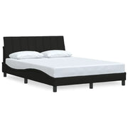 Letto matrimoniale | Letto per adulti | Giroletto senza Materasso Hanko Nero 120x200 cm Tessuto