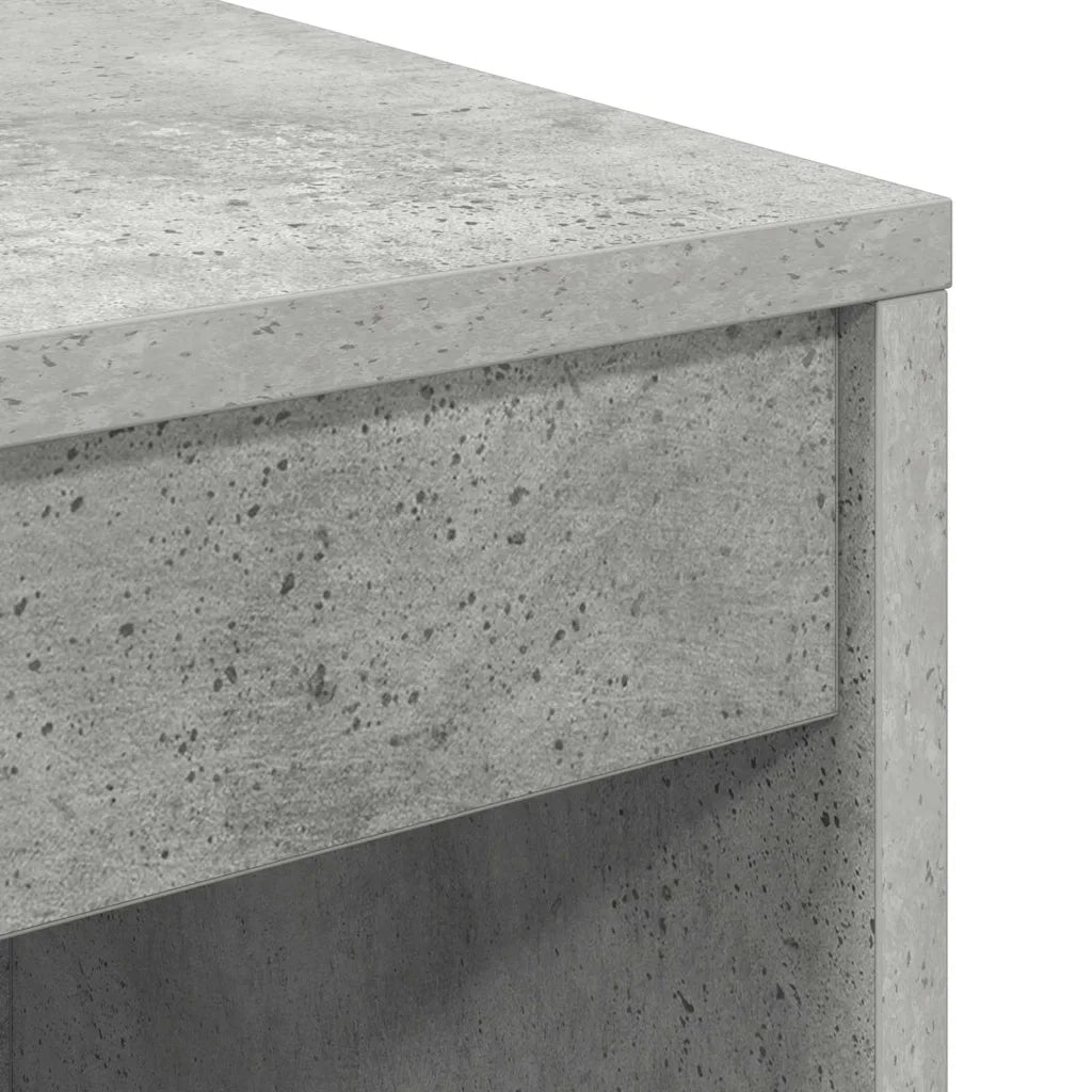 Scrivania | Tavolo da Ufficio Grigio cemento 80 x 40 x 76 cm