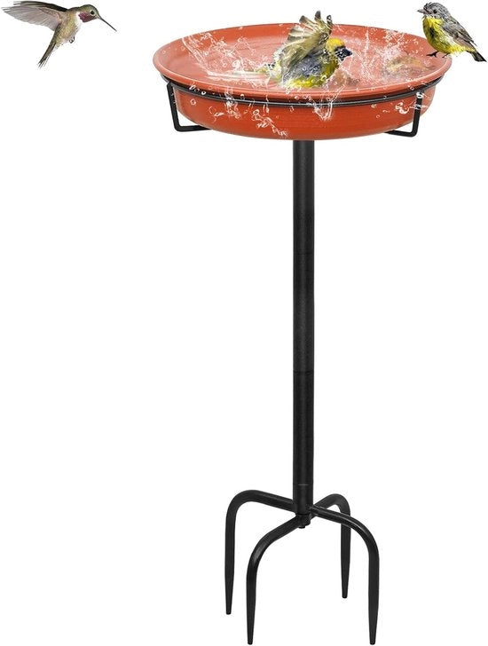 Vasca per Uccelli da Giardino - Mangiatoia per Uccelli - 28 Pollici - Decorativa Mangiatoia per Uccelli