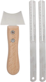 Set di riparazione chitarra Ergonomico Disegno - Protezione tastiera - Riparazione corda - Attrezzo DIY - Incluso lama di sega - Metallo/legno - Set di riparazione chitarra