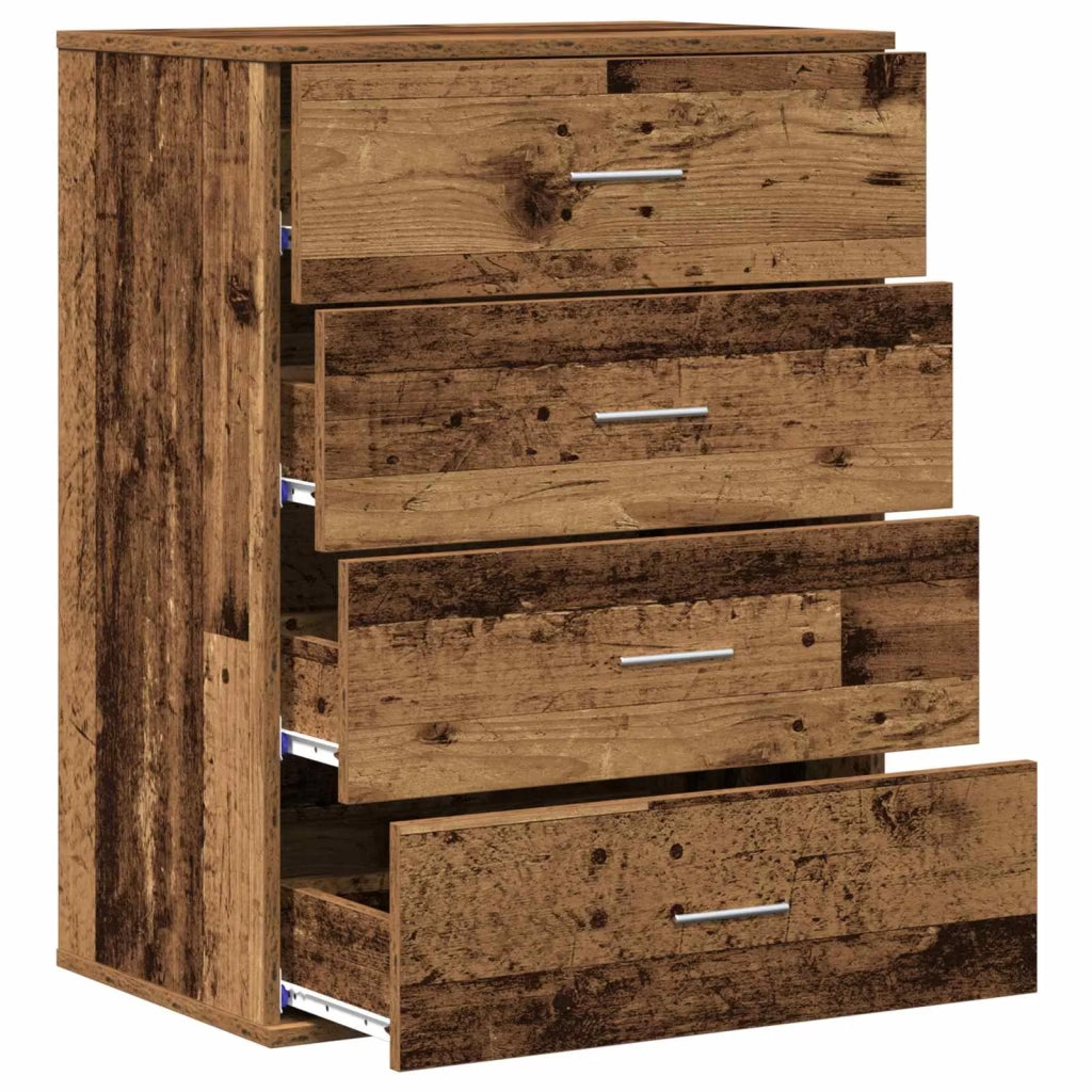 Credenza Legno vecchio 60 x 39 x 80 cm Legno multistrato 871434