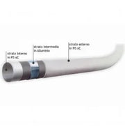 Tubo multistrato d.63x6,0 nudo b arra mt.4 rg