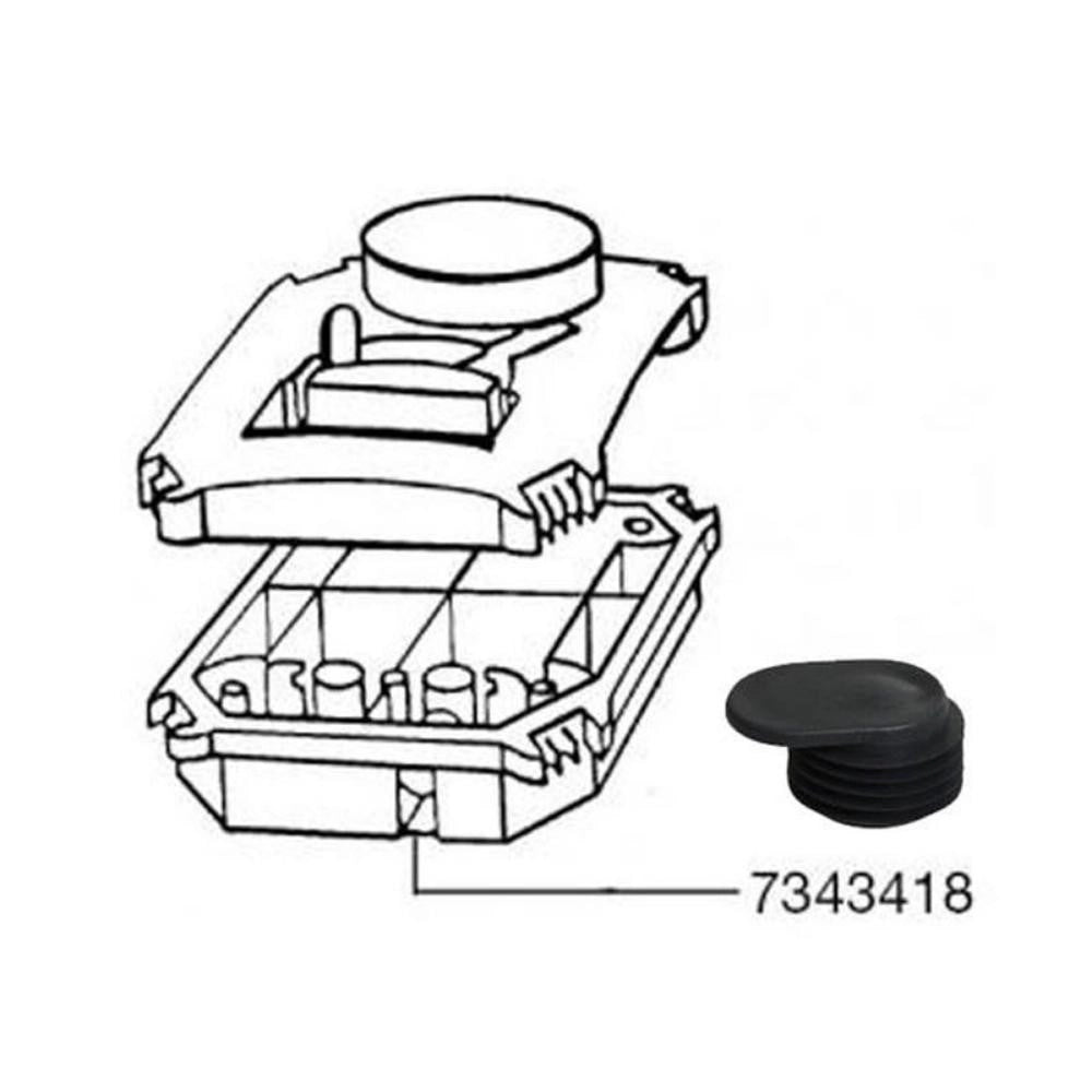 EHEIM 7343418 Ricambio tappo di accesso pulizia filtro prof. 2222/2224