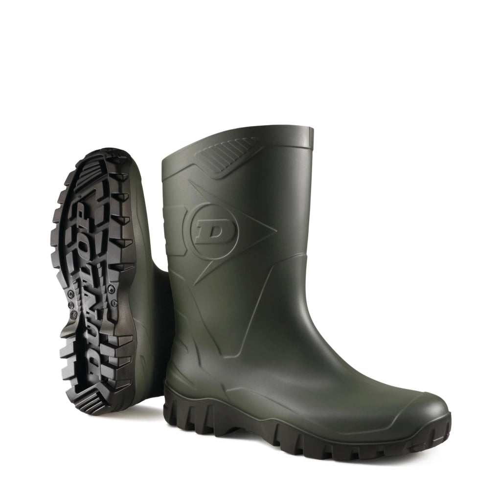Stivale PVC Tronchetto Dane Dunlop Verde 45