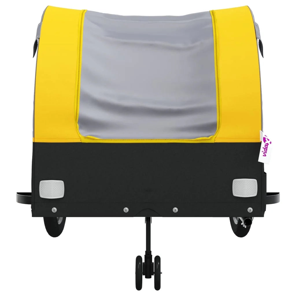 Rimorchio per trasporto biciclette 45 kg ferro giallo 02_0044152