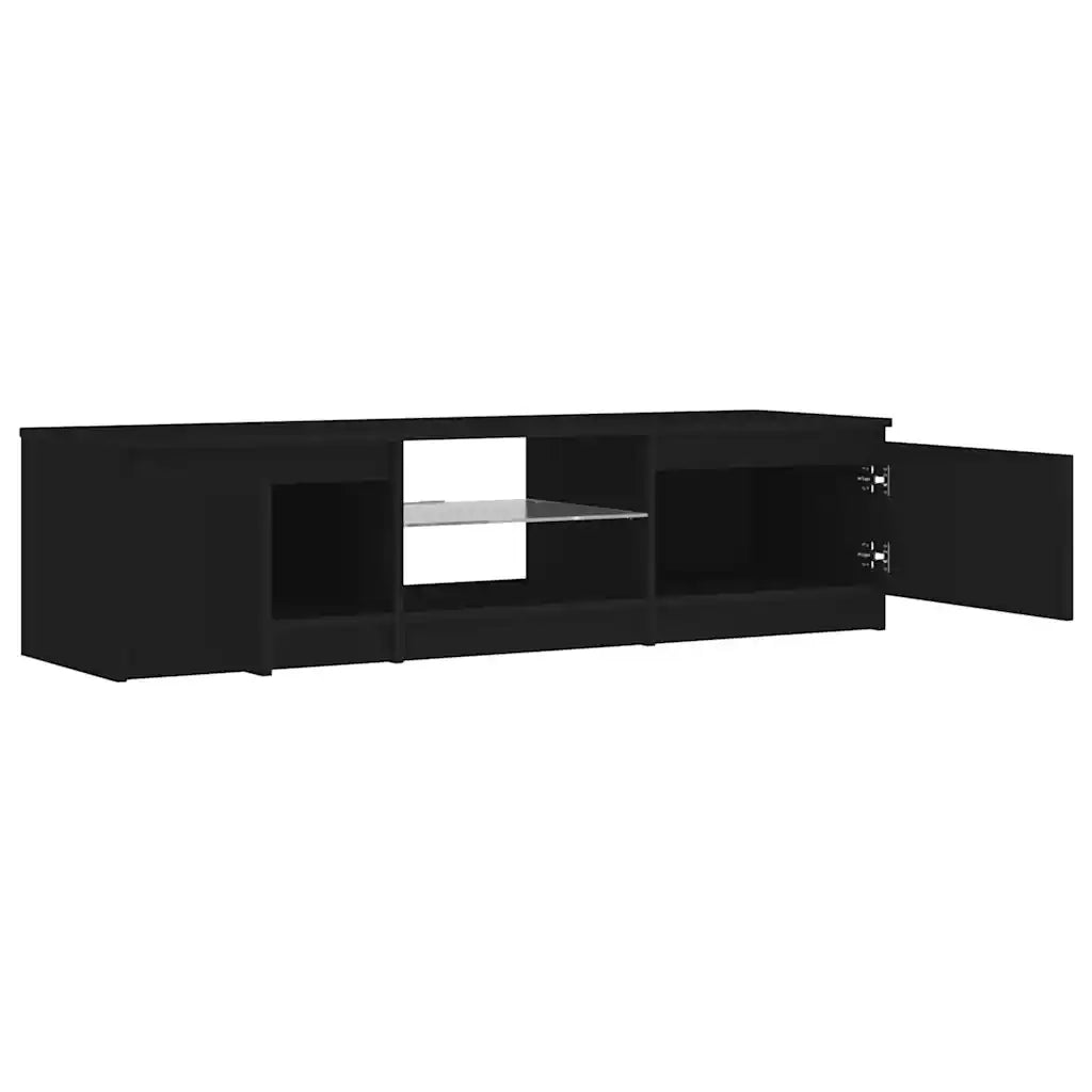 Mobile Porta TV con Luci LED Nero 140x40x35,5 cm cod mxl 47080