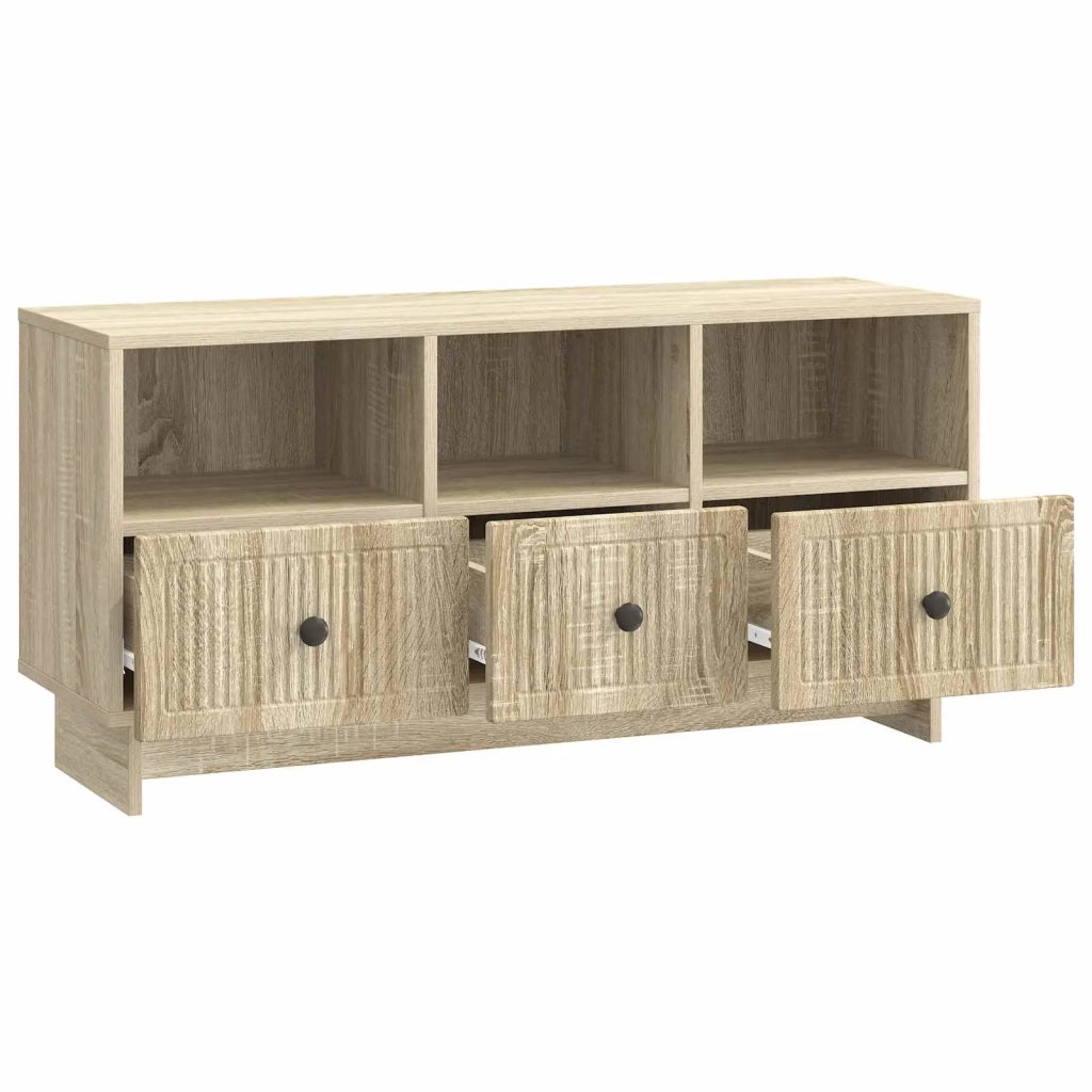Mobile TV Rovere Sonoma 102 x 34,5 x 50 cm Legno ingegnerizzato 893987