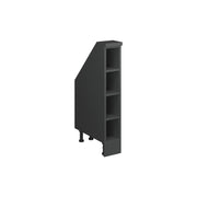 Mobile sottotetto Rion Antracite/Antracite 15 x 83.8 cm con 4 scomparti Vicco