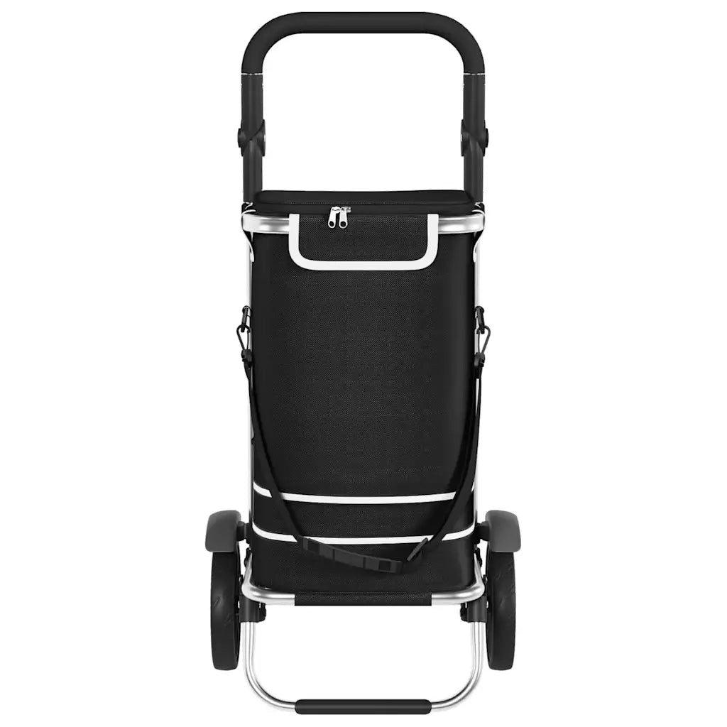 Carrello della spesa Nero 36,5 x 46,5 x 100,5 cm Tessuto Oxford 42002334