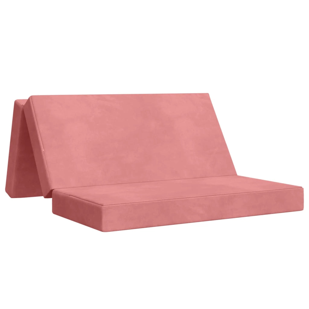 Divano Letto Pieghevole 140 x 67 x 45 cm Rosa