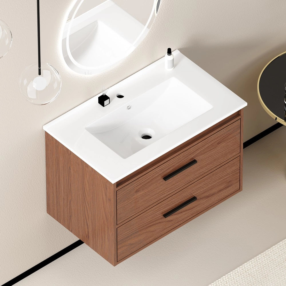 Armadietto Bagno con Cassetti ¨C Xylo ¨C Marrone, 75 cm