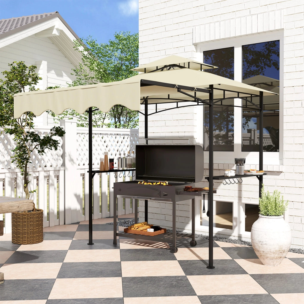 Gazebo da giardino ¨C zephmum ¨C Beige 242x232x248 cm
