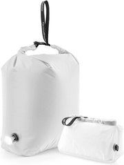Zak per vuoti per la viaggio - sacchetto aspirante per abbigliamento sporco - sacchetto impermeabile e idrorepellente - grande capacità - sacchetto spaziale per viaggio - 1 pezzo - bianco - grande