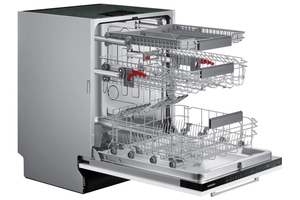 Samsung DW60A8050BB Lavastoviglie da incasso a Scomparsa Totale 14 Coperti Classe energetica C 8 programmi Motore Inverter Terzo Cestello Convertibile 60 cm