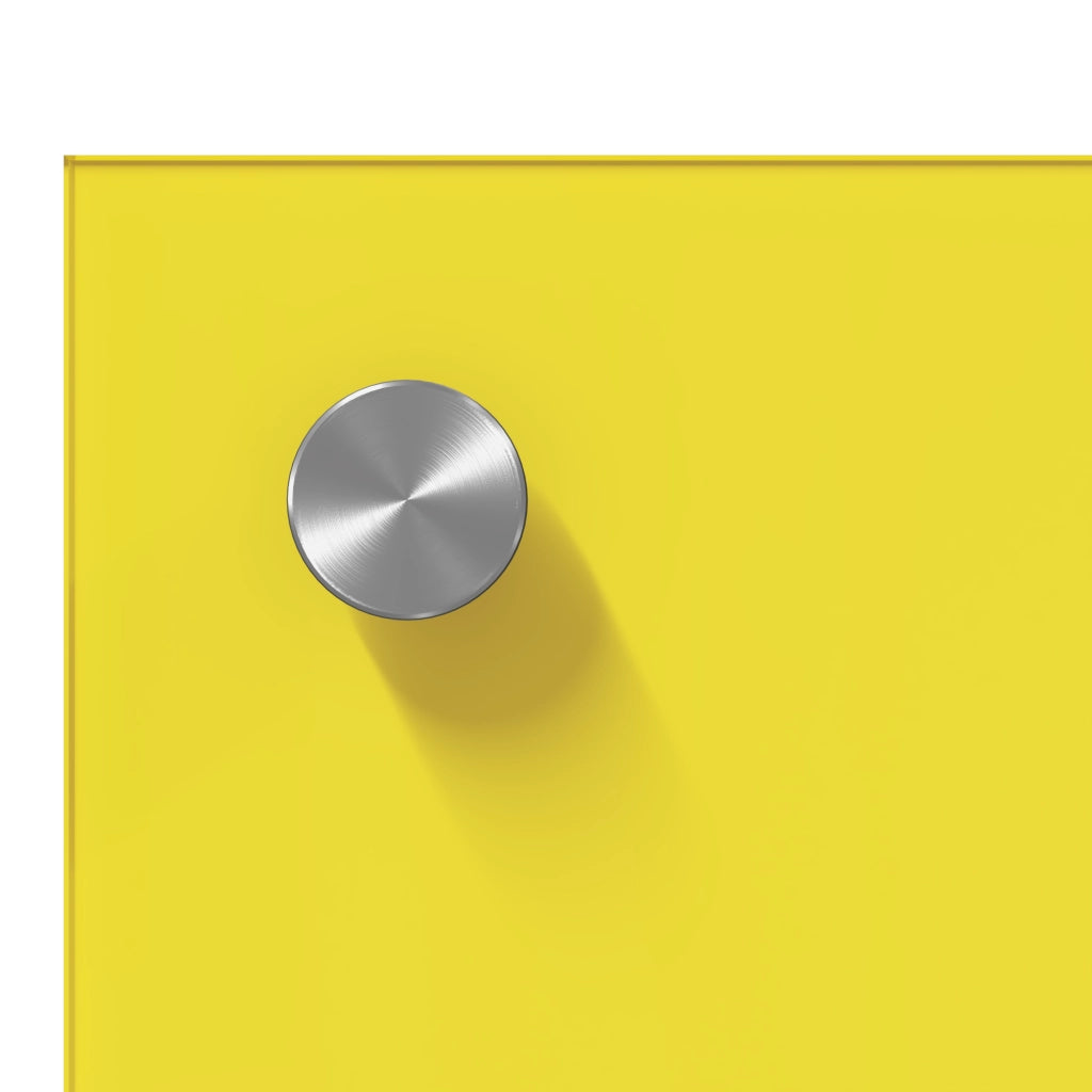 schienale cucina  giallo 80x50x0,6 cm vetro temperato