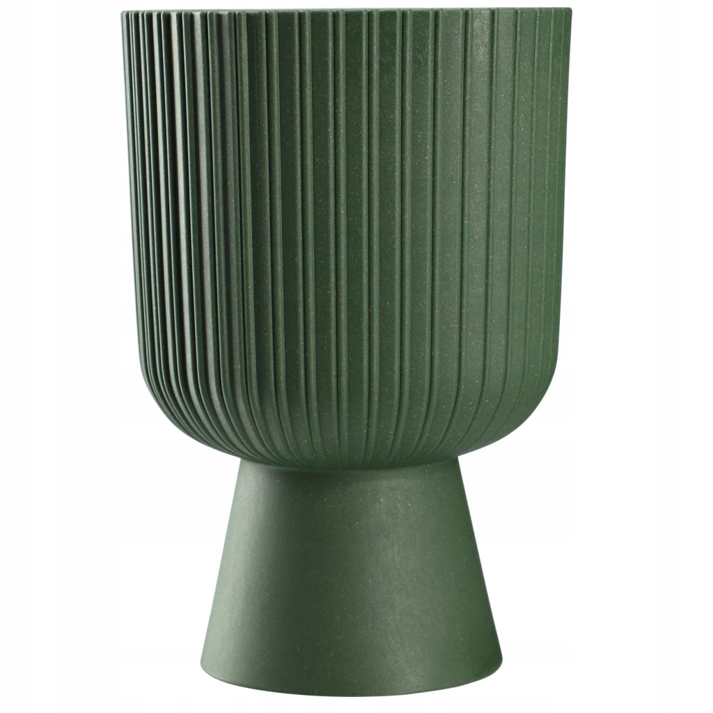 Vaso da fiori KADAX, vaso da fiori da giardino, copertura in plastica, 14 cm, supporto per fiori, verde