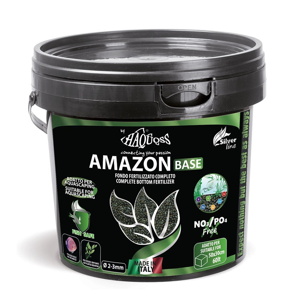 Haquoss Amazon Base - fertilizzante completo per acquari d' acqua dolce Formato: 5 L