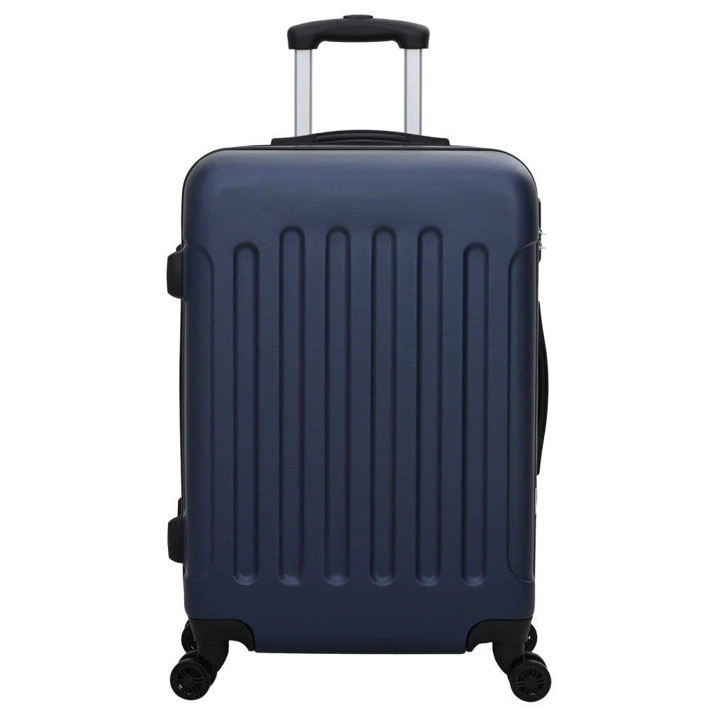 Set di valigie 3 pezzi Valigia rigida Blu scuro 20Â” 24Â” 28Â” ABS