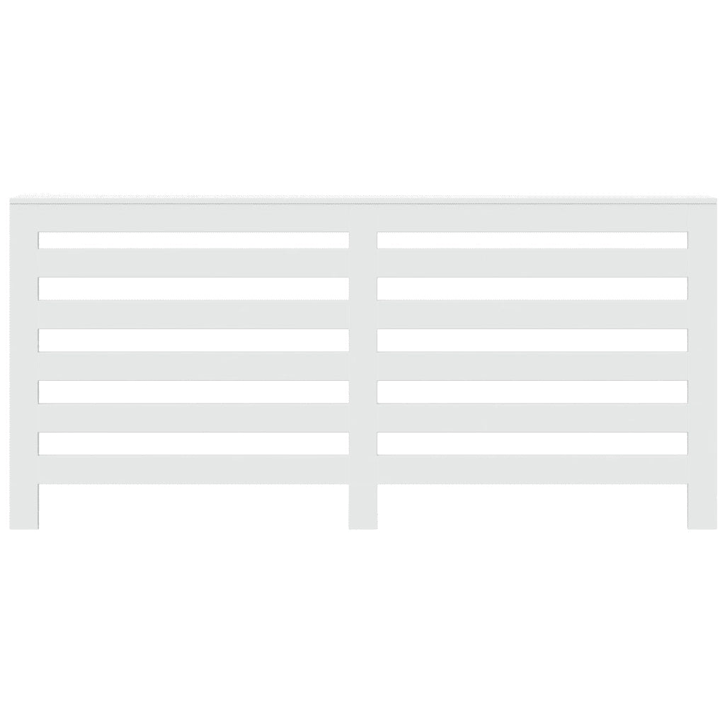 Copertura Termosifone Bianca 175x20x82 cm in Legno Multistrato 852708