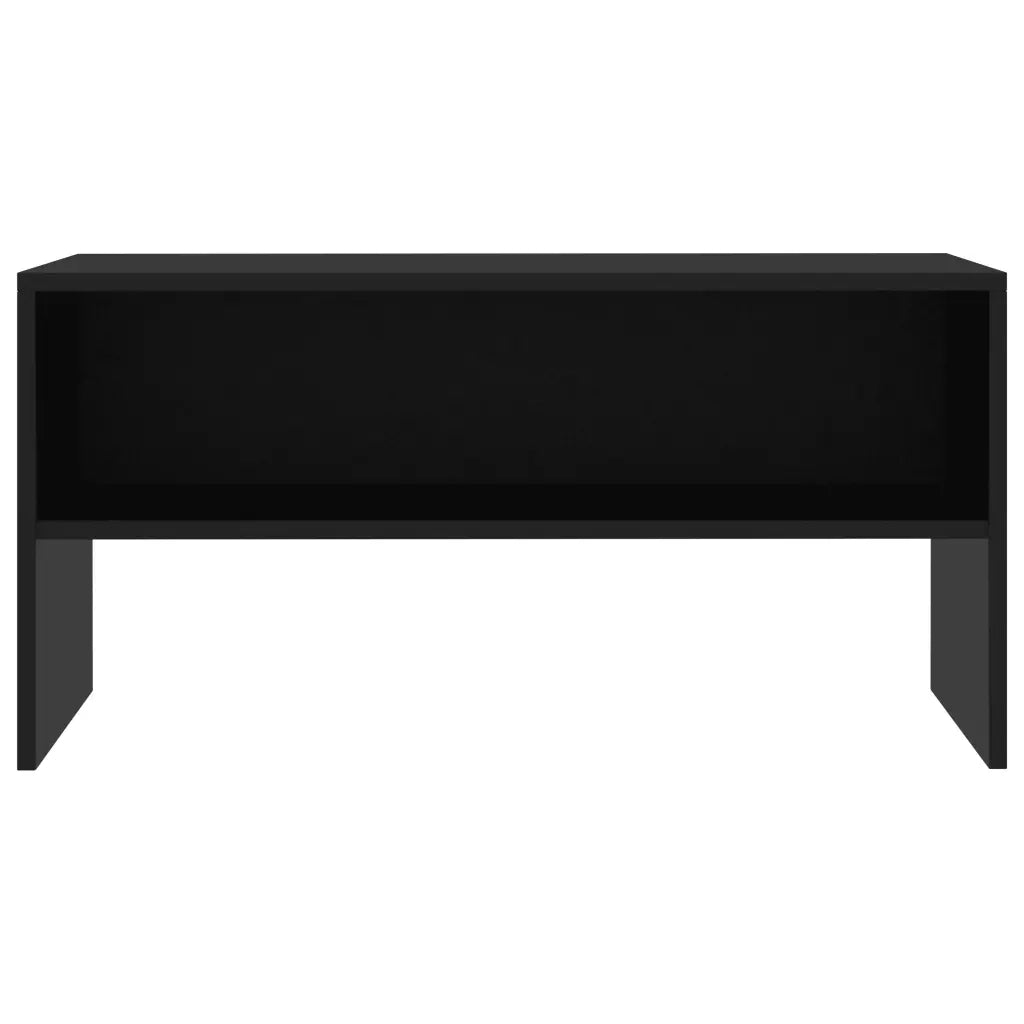 Mobile TV Nero 80x40x40 cm in Truciolato