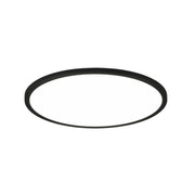 Plafoniera LED tonda 40cm 30W RGB con telecomando nera