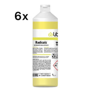 Radicalc 6 Pezzi x 1 L, Disincrostante Acido Bagno Calcare e Sapone HACCP | Liber