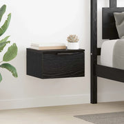 Armadio da Notte Rovere Nero 34 x 30 x 20 cm Legno multistrato 880813