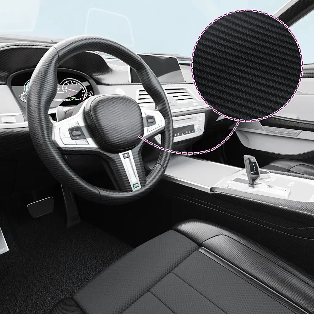 Pellicole per Auto 2 pz Nero 100x150 cm CFW3791138