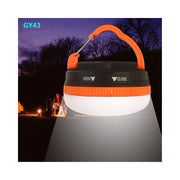 Trade Shop - Lanterna Luce Led Portatile Tascabile Per Campeggio Pesca Gancio Con Calamita -