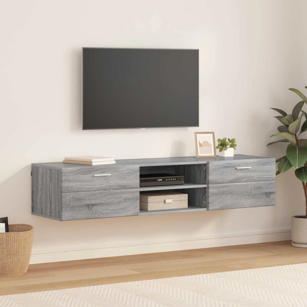 Armadio in Legno con cassetto Grigio Sonoma 150 x 39 x 30 cm 880237