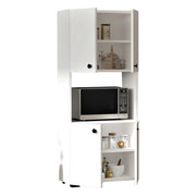 Madia Sestu, Credenza 2 Ripiani, 60x31x140h cm Bianco