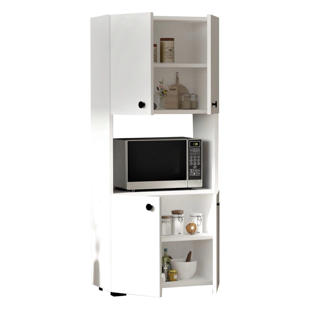Madia Sestu, Credenza 2 Ripiani, 60x31x140h cm Bianco