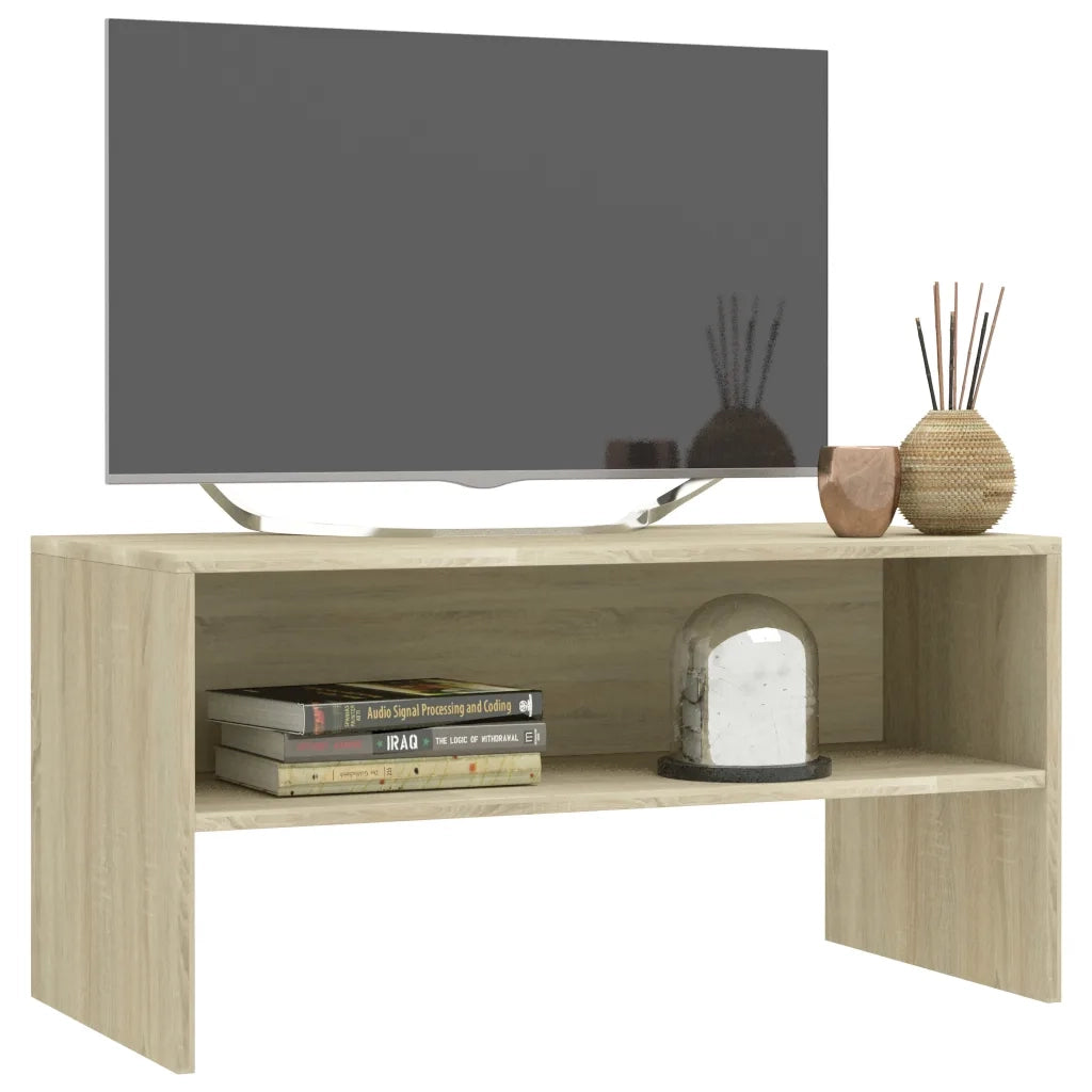 Mobile Porta TV Rovere Sonoma 80x40x40 cm in Legno Multistrato 800057