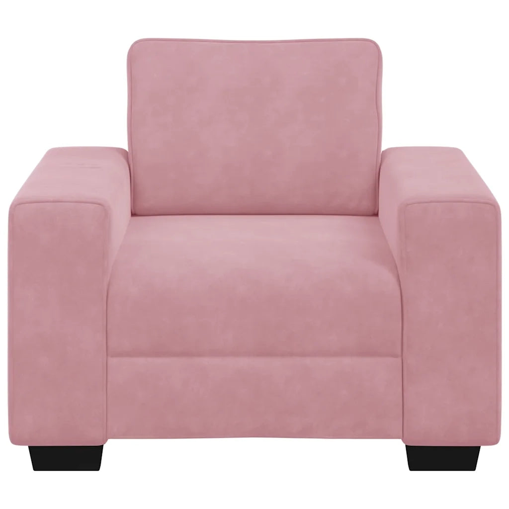 Divano Sedia Rosa 60 cm Velluto