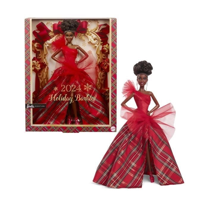 BARBIE Marrone Merry Christmas Doll HRM62