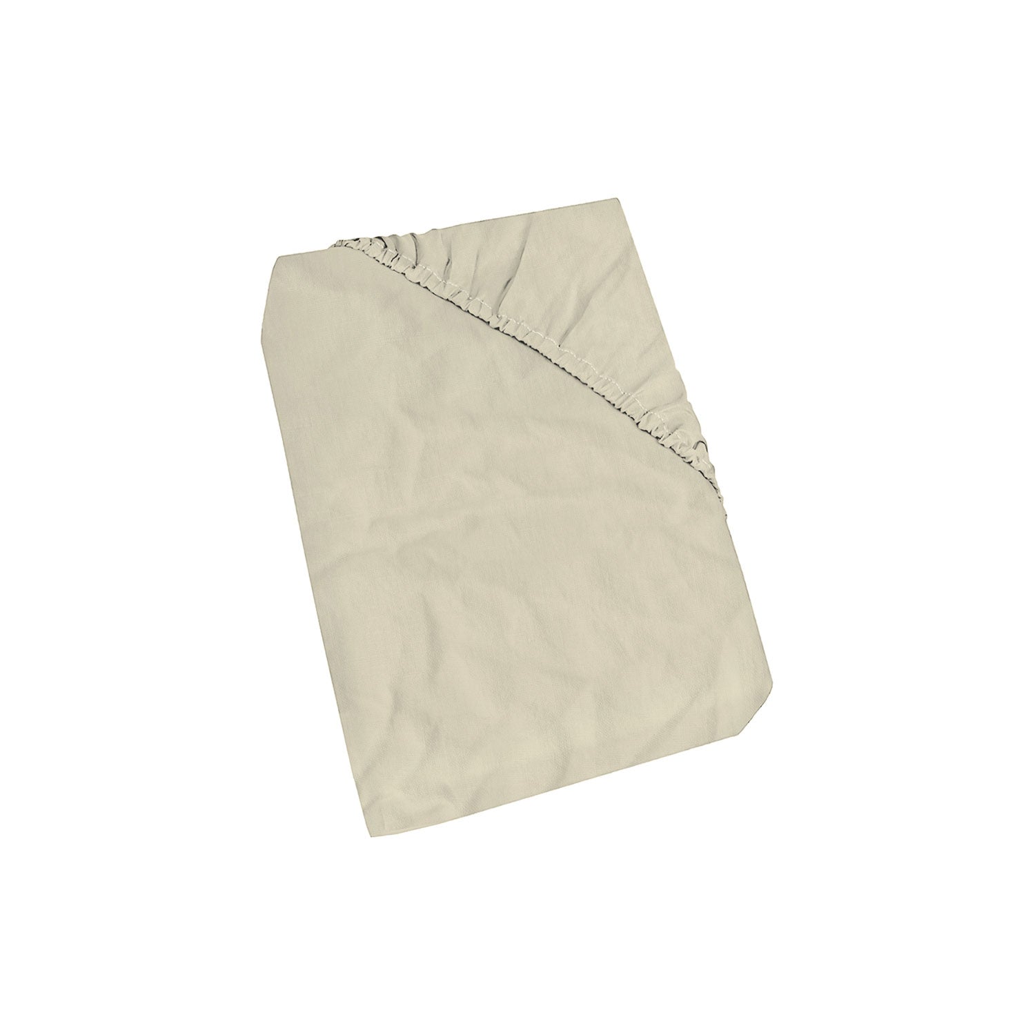 Lenzuola Sotto Matrimoniale  Linea Water Washed Crema