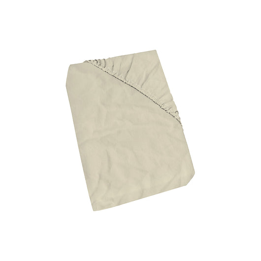 Lenzuola Sotto Matrimoniale  Linea Water Washed Crema