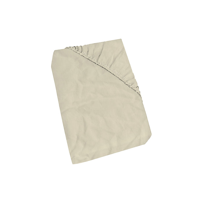 Lenzuola Sotto Matrimoniale  Linea Water Washed Crema