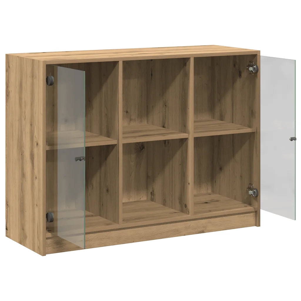 Credenza Rovere Artigianale 102x37x75,5 cm in Legno Multistrato 3318725