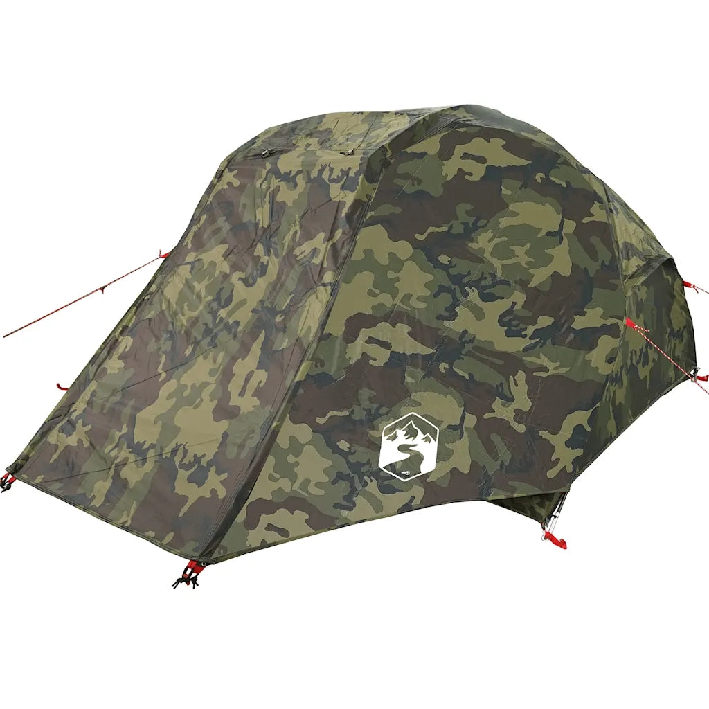 Tenda da Pesca per 3 Persone Mimetica Impermeabile 4100657