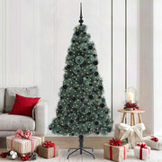 Albero di Natale artificiale preilluminato con set di palline 3396179