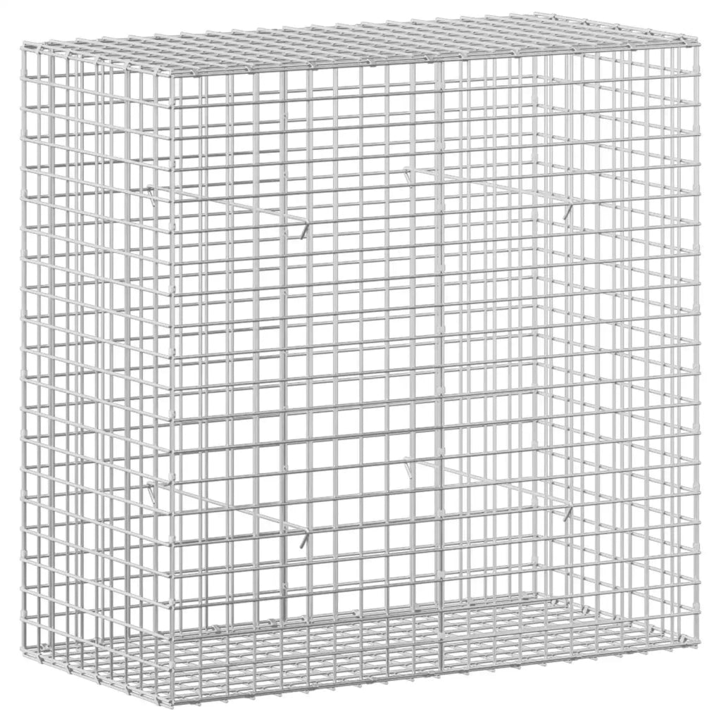 Gabione con filo da 5 mm e rete da 5x5 cm 100x50x100 cm 3464252