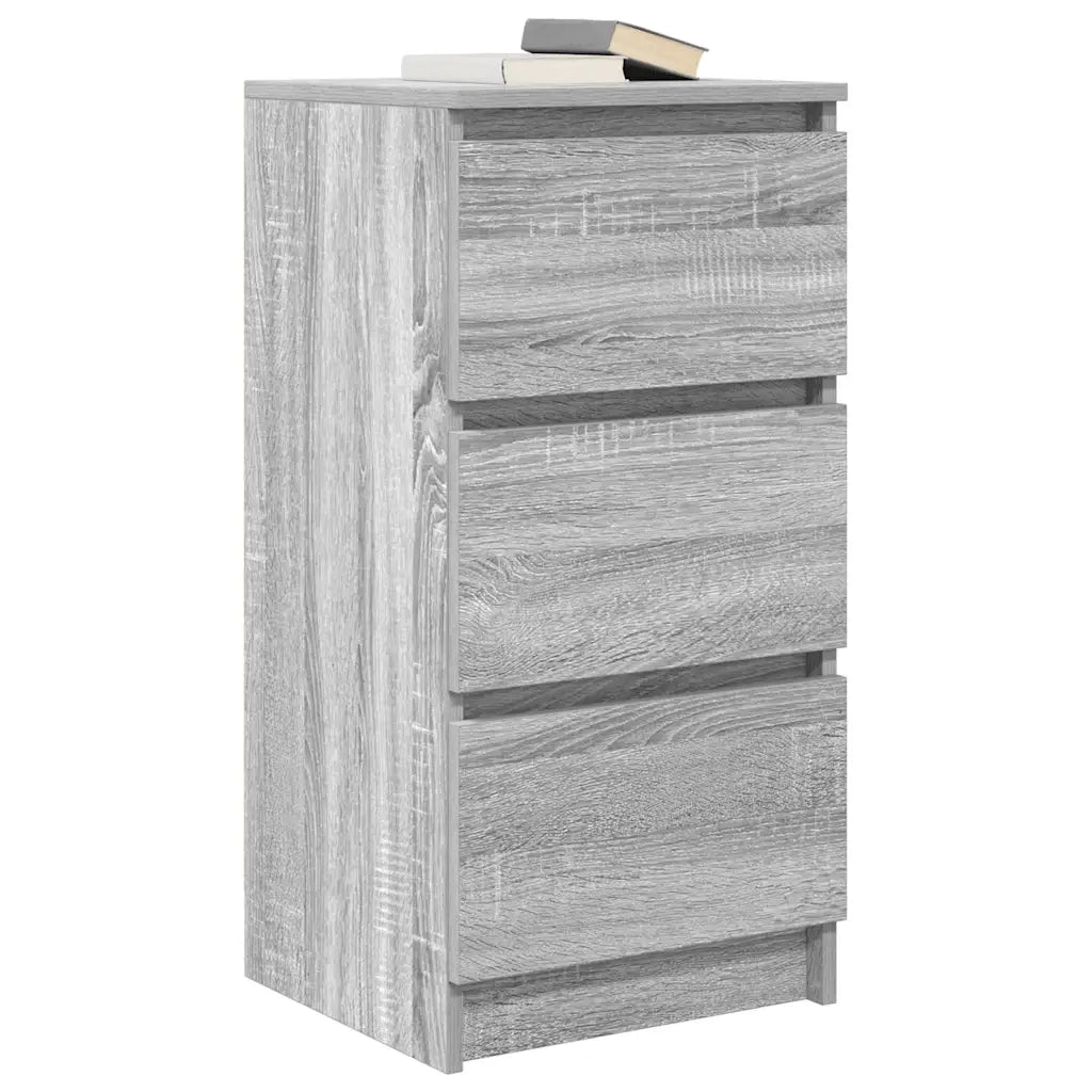 Credenza Grigio Sonoma 37,5x35x76 cm in Legno Multistrato 861729