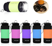 Mini lampada LED per bambini - lampada mini portatile con chiusura magnetica - ricarica via USB - torcia per campeggio per uso all'aperto.