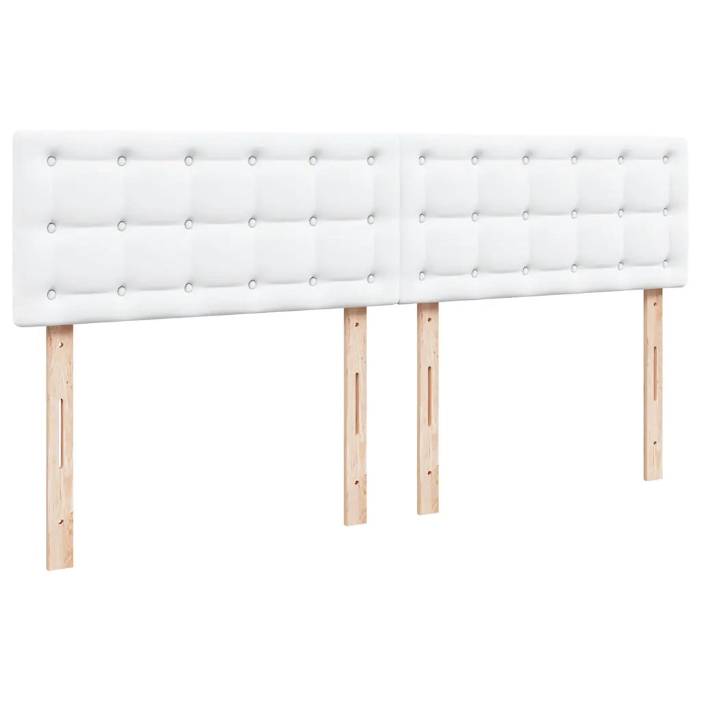 Giroletto a Molle con Materasso Bianco 180x200 cm in Similpelle