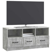 Mobile TV | Armadietto TV | Mobile Porta TV con cassetto Grigio Cemento 102 x 34,5 x 47 cm