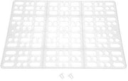 Matita per coniglio - Facile da pulire - Detersivo per animali - Roditori - Comodo - Materiale: Plastica - Dimensioni: 34,5 x 25 x 1,5 cm - Mangiatoia per roditori