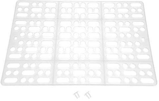 Matita per coniglio - Facile da pulire - Detersivo per animali - Roditori - Comodo - Materiale: Plastica - Dimensioni: 34,5 x 25 x 1,5 cm - Mangiatoia per roditori