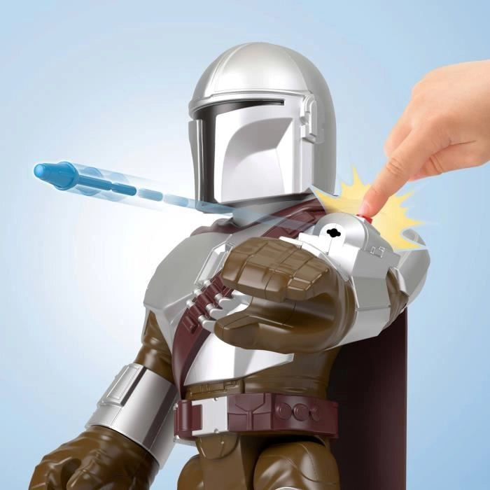 Imaginext-STAR WARS-The Mandalorian Figura XXL, 40 cm HXT20